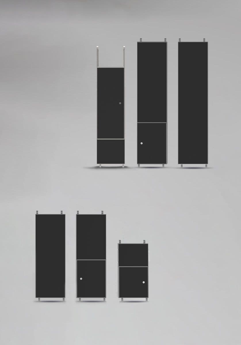 Mobil iskele platformları — kilitli ve standart, 2500/1800/1200 mm